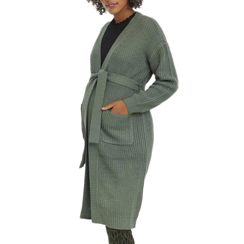 Gilet Kaki Femme Vero Moda Marternity Belted 1