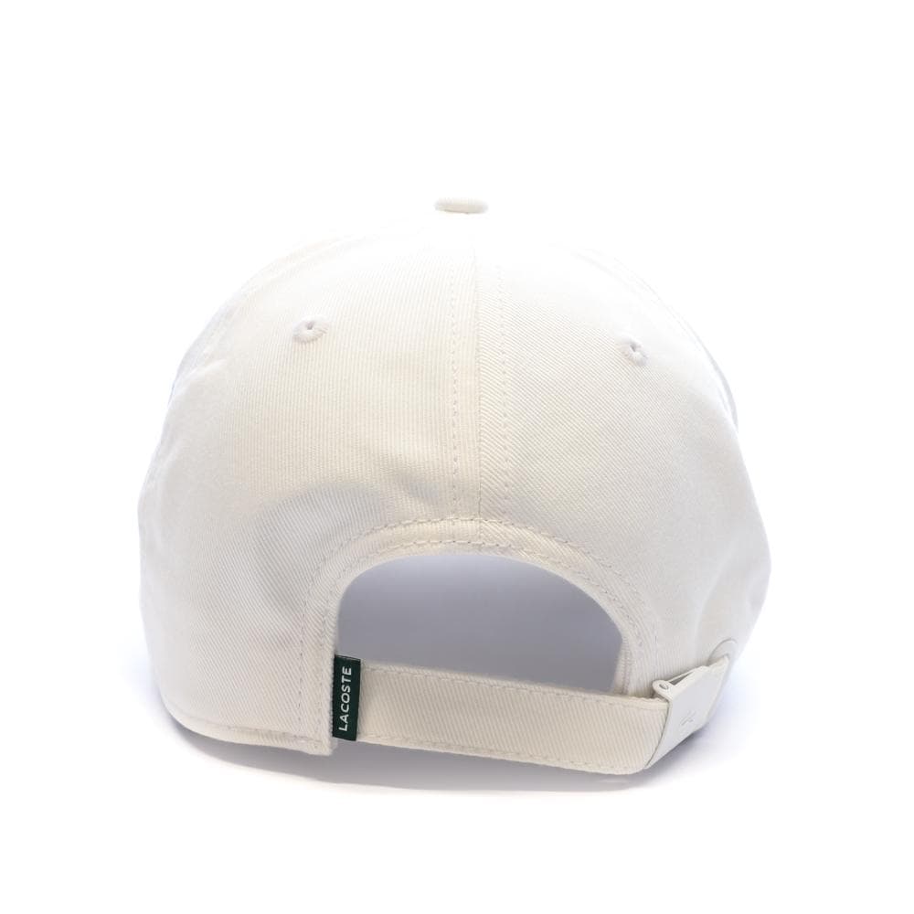 Casquette Blanche Mixte Lacoste Monochrome Cotton Twill 3