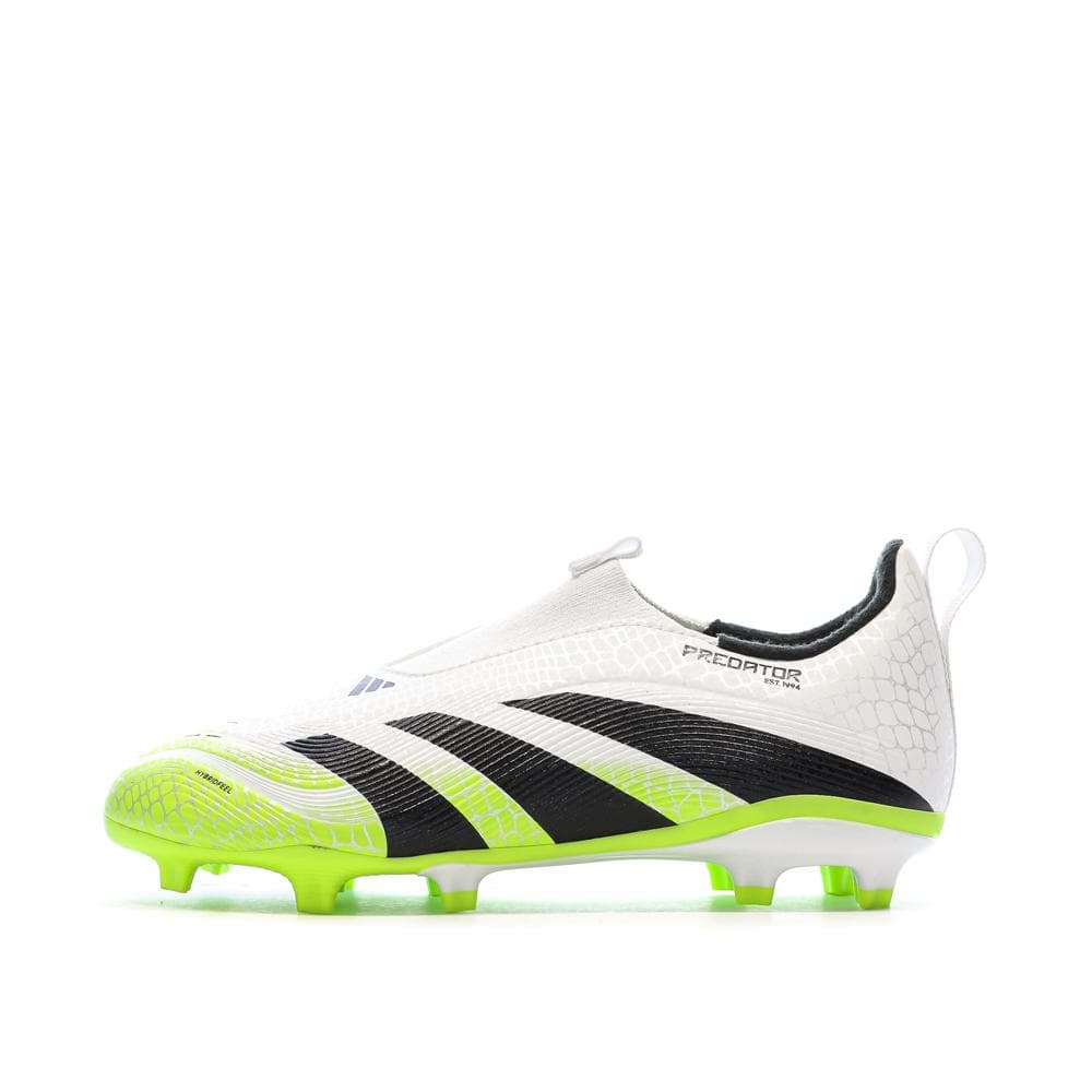 Chaussures de Foot Blanc/Jaune Junior Adidas Predator League Ll FG/MG 1