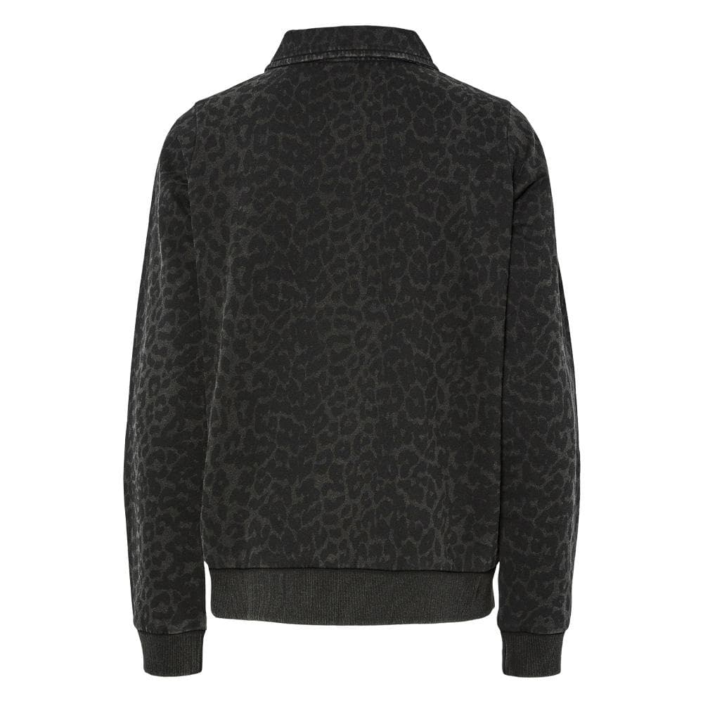 Polo Manches Longues Noir Femme Pieces Jackie 2