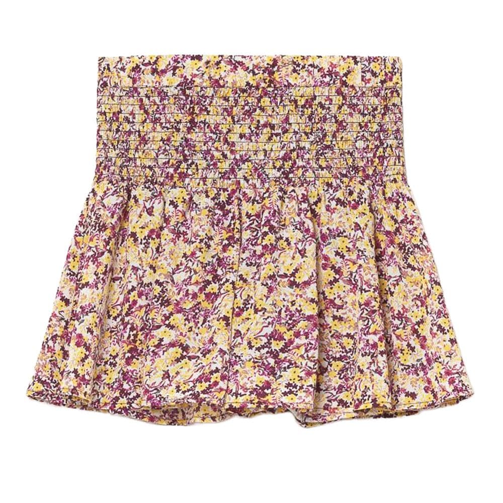 Short Jaune/Mauve Fille Le Temps Des Cerises Xangi 1