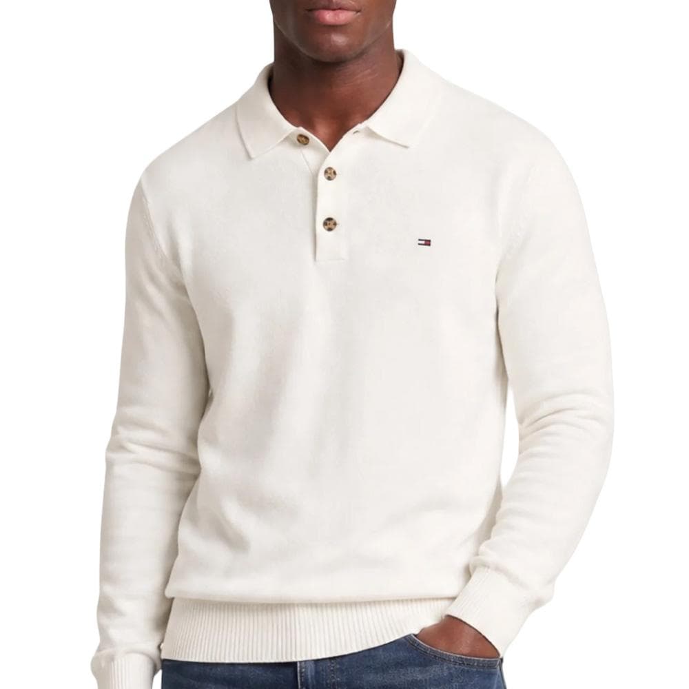 Polo Beige Homme Tommy Hilfige Slim Essential 1