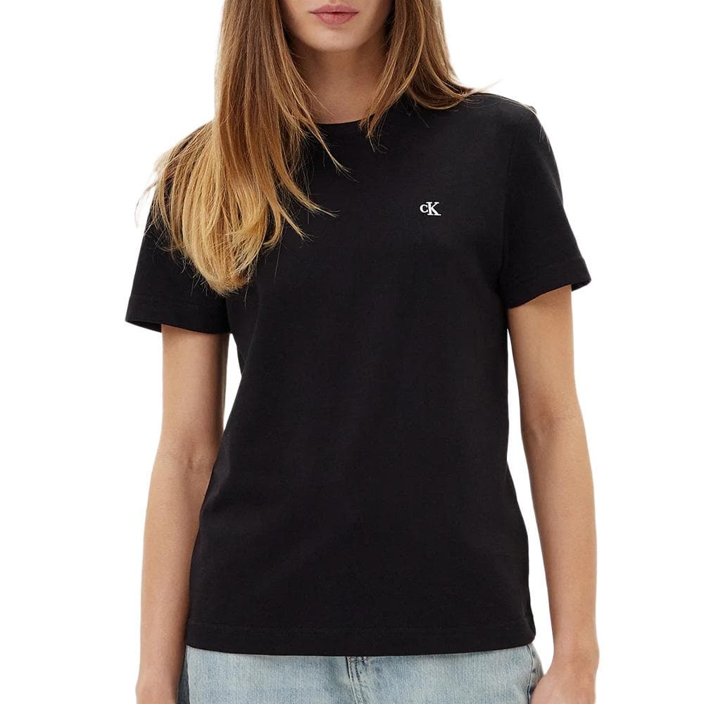 T-Shirt Noir Femme Calvin Klein Jeans Archive 1
