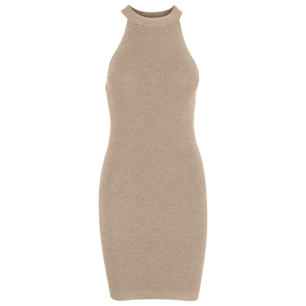 Robe Beige Femme Vero Moda Gold 1