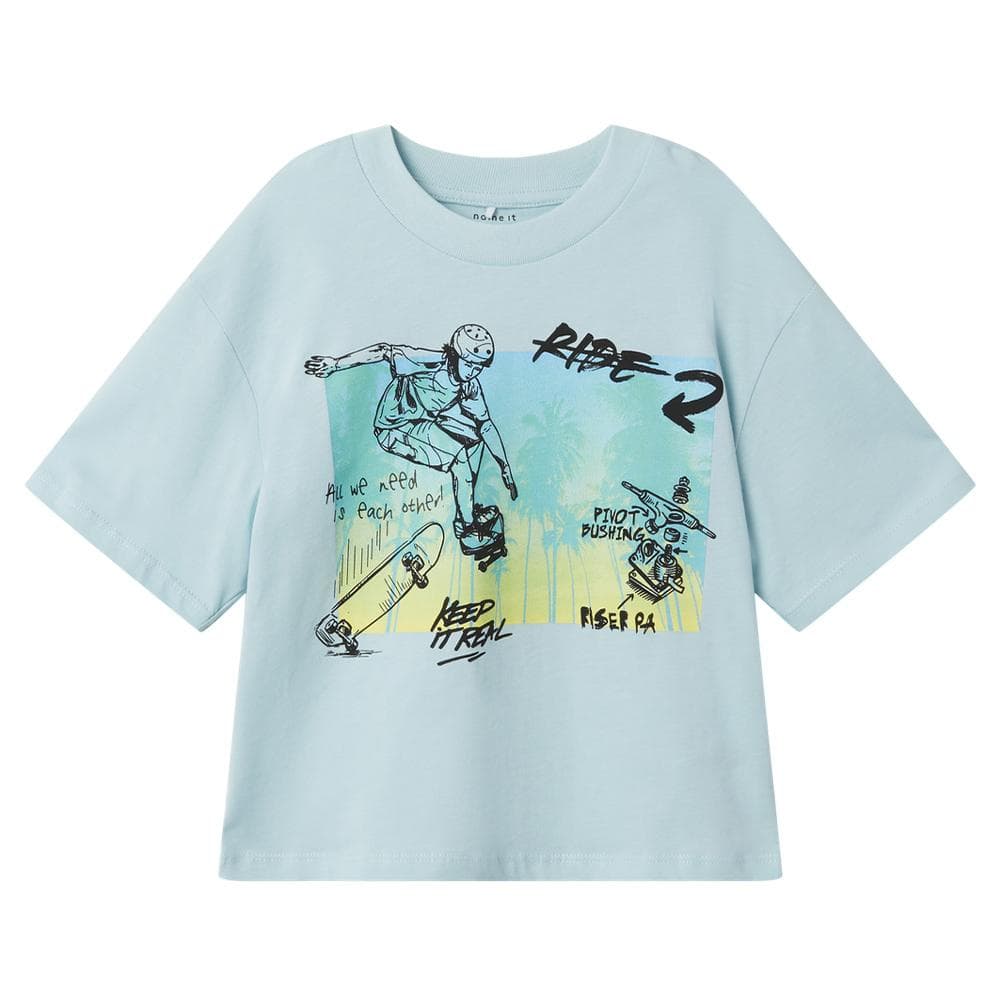 T-shirt Bleu Garçon Name it Jopo 1