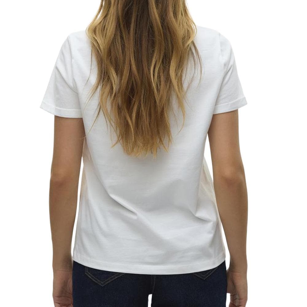 T-shirt Blanc Femme Vero Moda Bitona 2