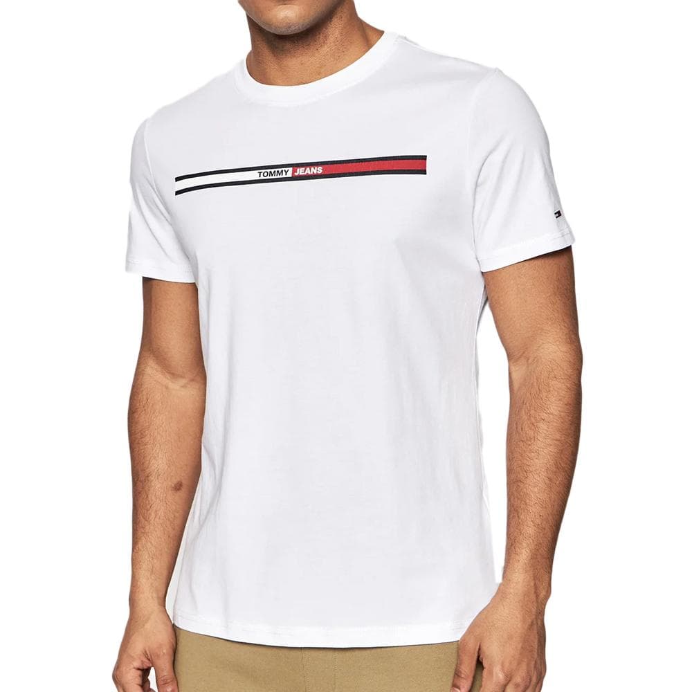 T-shirt Blanc Homme Tommy Hilfiger UM0UM03196 1
