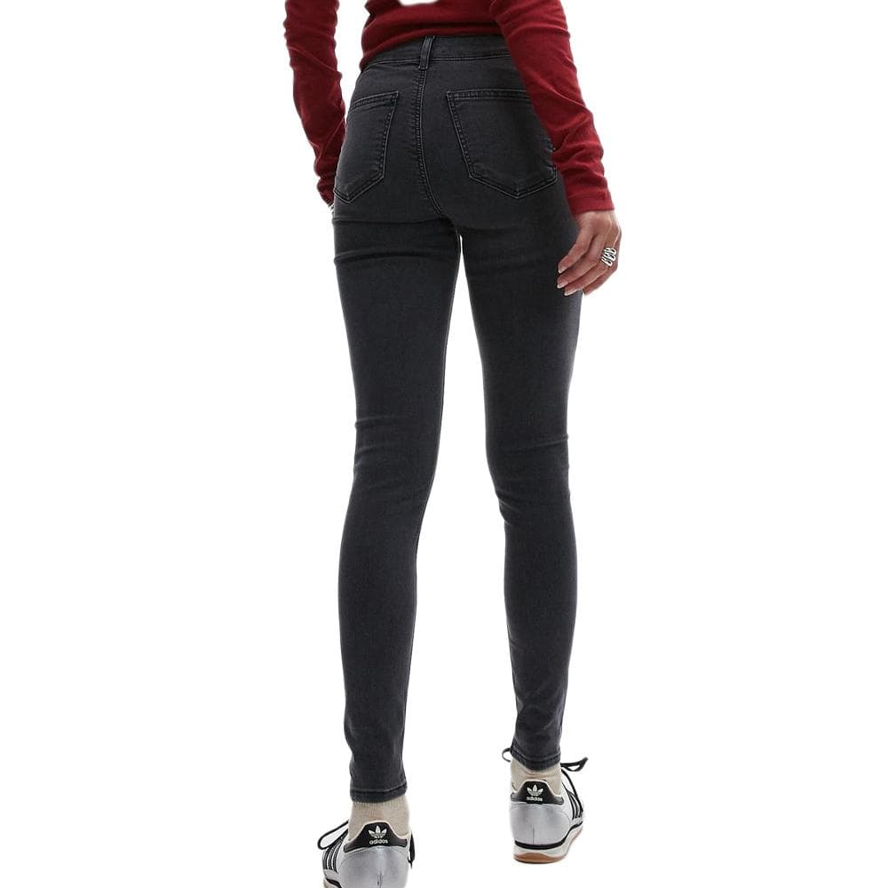 Jean Noir Chiné Femme Topshop Joni Hr Skinny 2