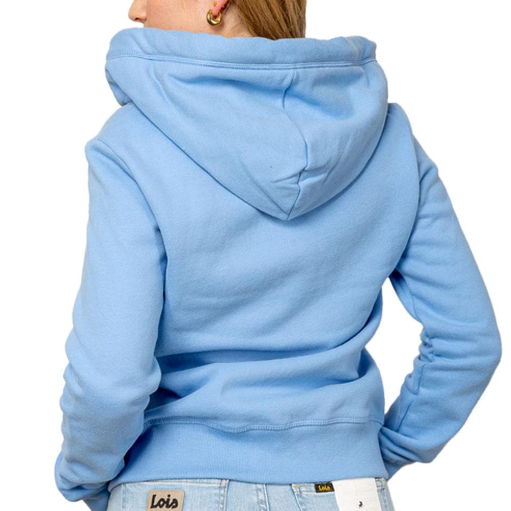 Sweat Bleu Femme Superdry Essential Logo Ziphood Hb 2