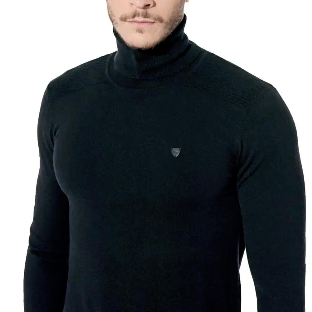 Pull Col Roulé Noir Homme Kaporal Arianh 2
