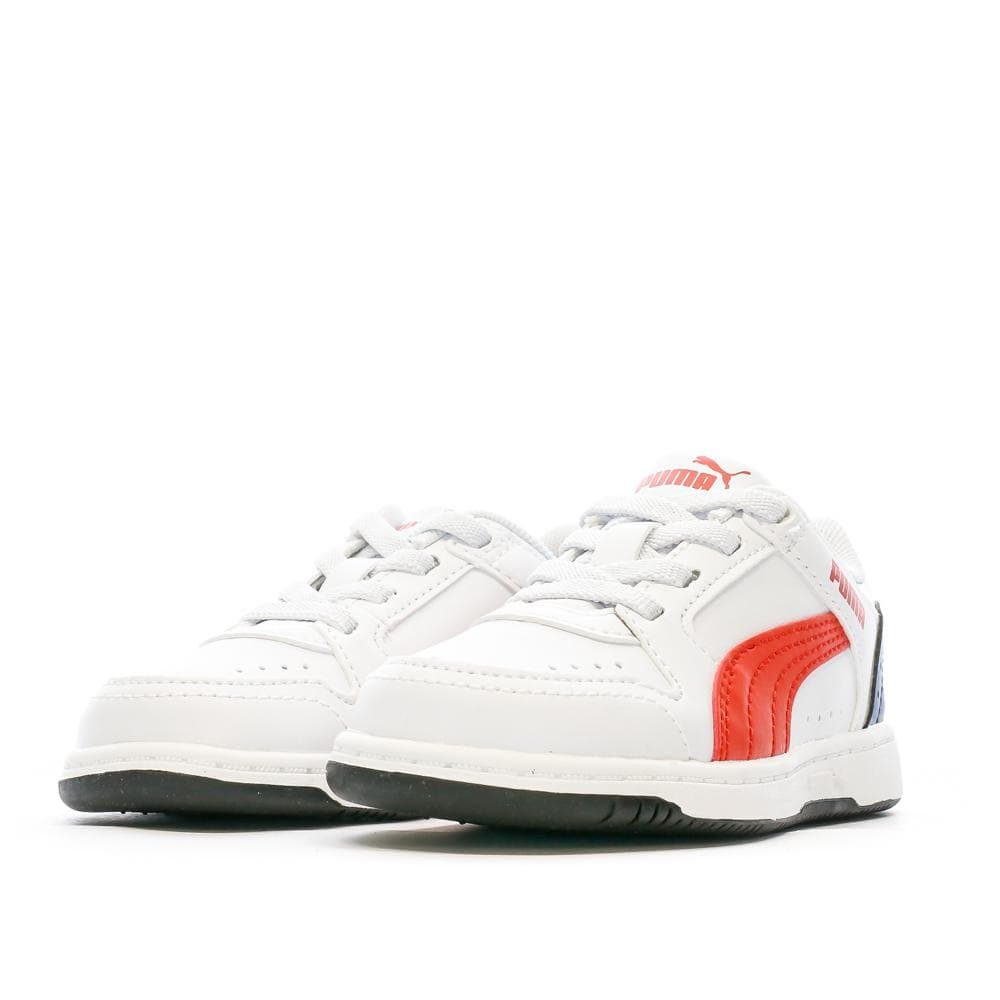 Baskets Bleu/Blanc/Rouge Garçon Puma Inf Reb 6