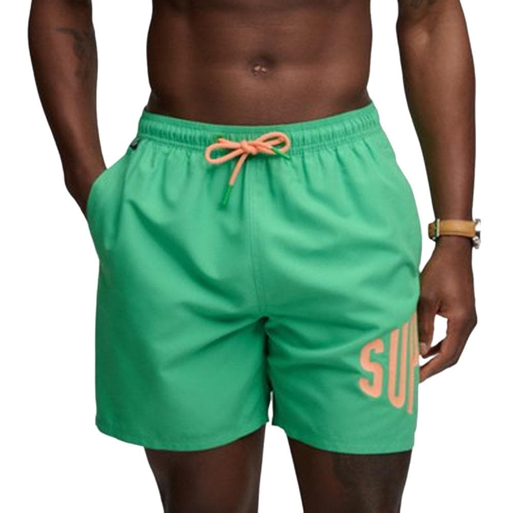 Maillot de bain Vert/Pêche Homme Superdry Swim 1