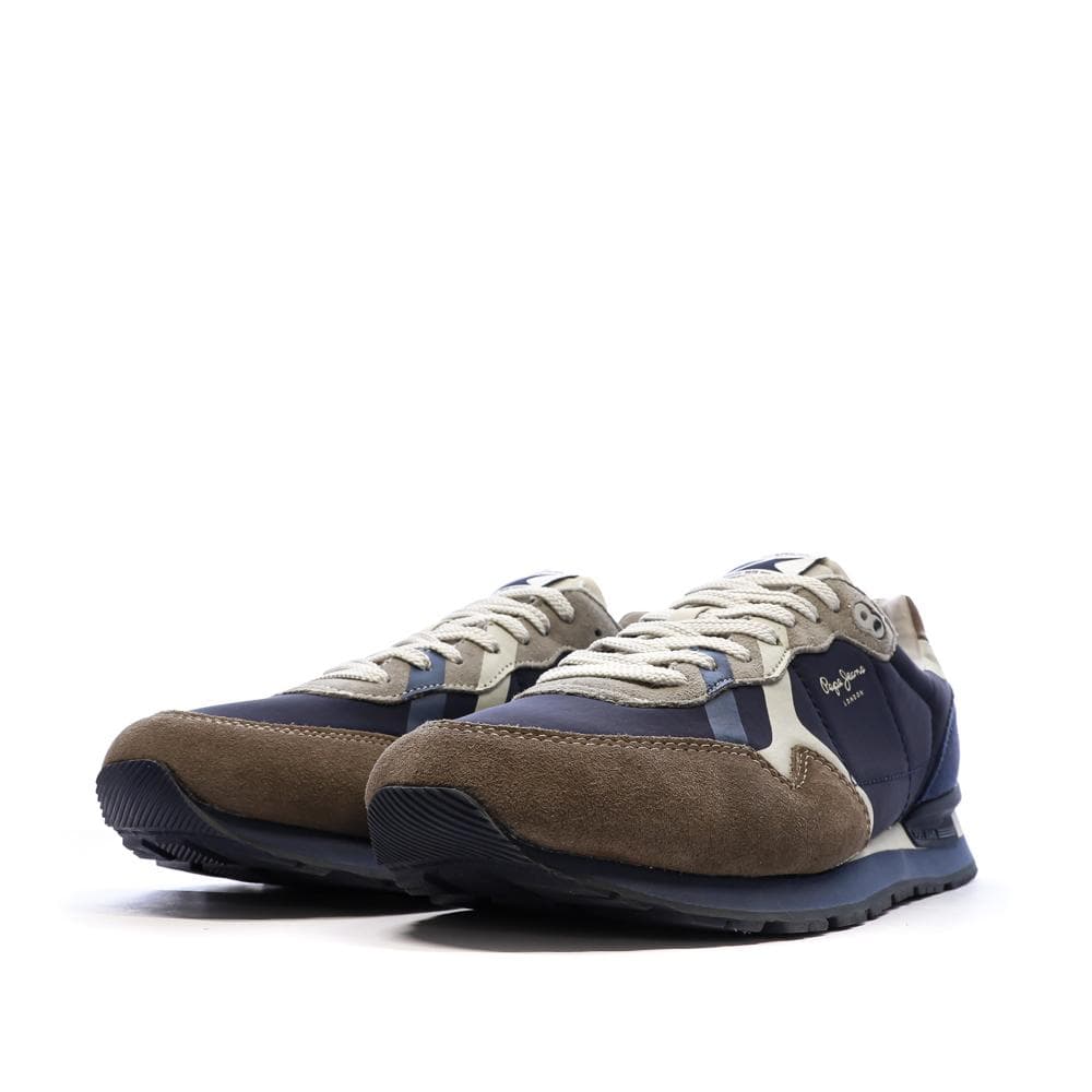 Baskets Marron/Beige Homme Pepe jeans Brit Prints 6