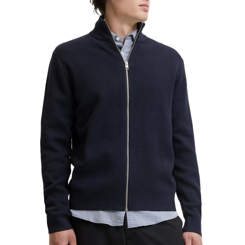 Pull Zippé Marine Homme Jack & Jones Milano 1