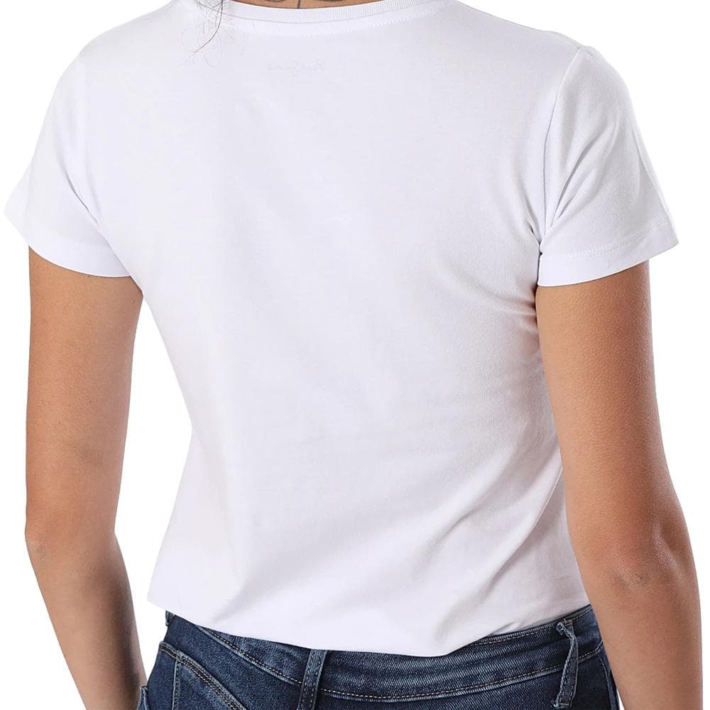 T-Shirt Blanc Femme Pepe jeans Pjl L Nd T 2