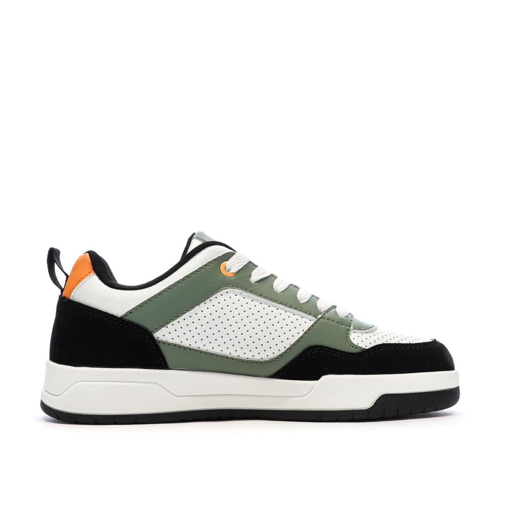 Baskets Blanc/Vertes/Noires Garçon Kappa Logo Manis 2