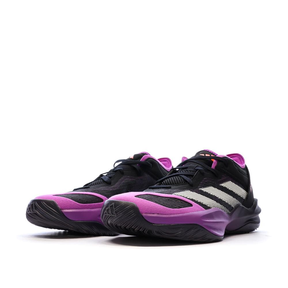 Chaussures de basketball Noir/Violet Homme Adidas Adizero 6