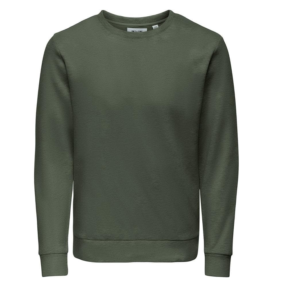 Sweat Vert Foncé Homme Only & Sons Chase 1