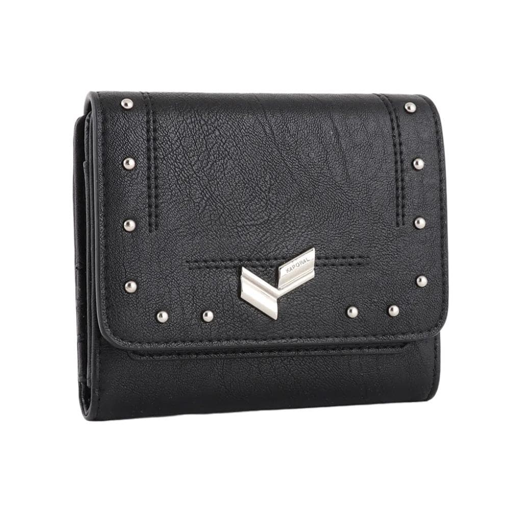 Portefeuille Noir Femme Kaporal LANA 1