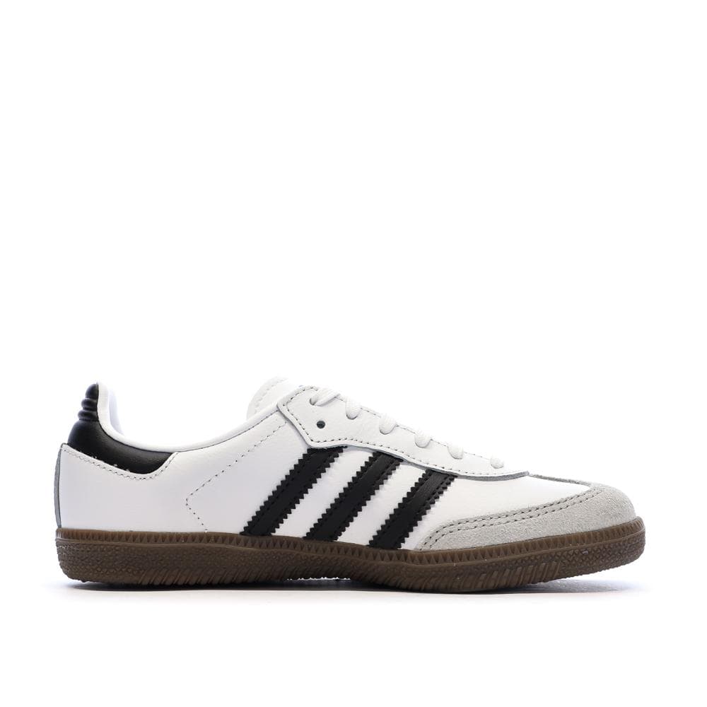 Baskets Adidas Samba Blanches Mixte Junior 2