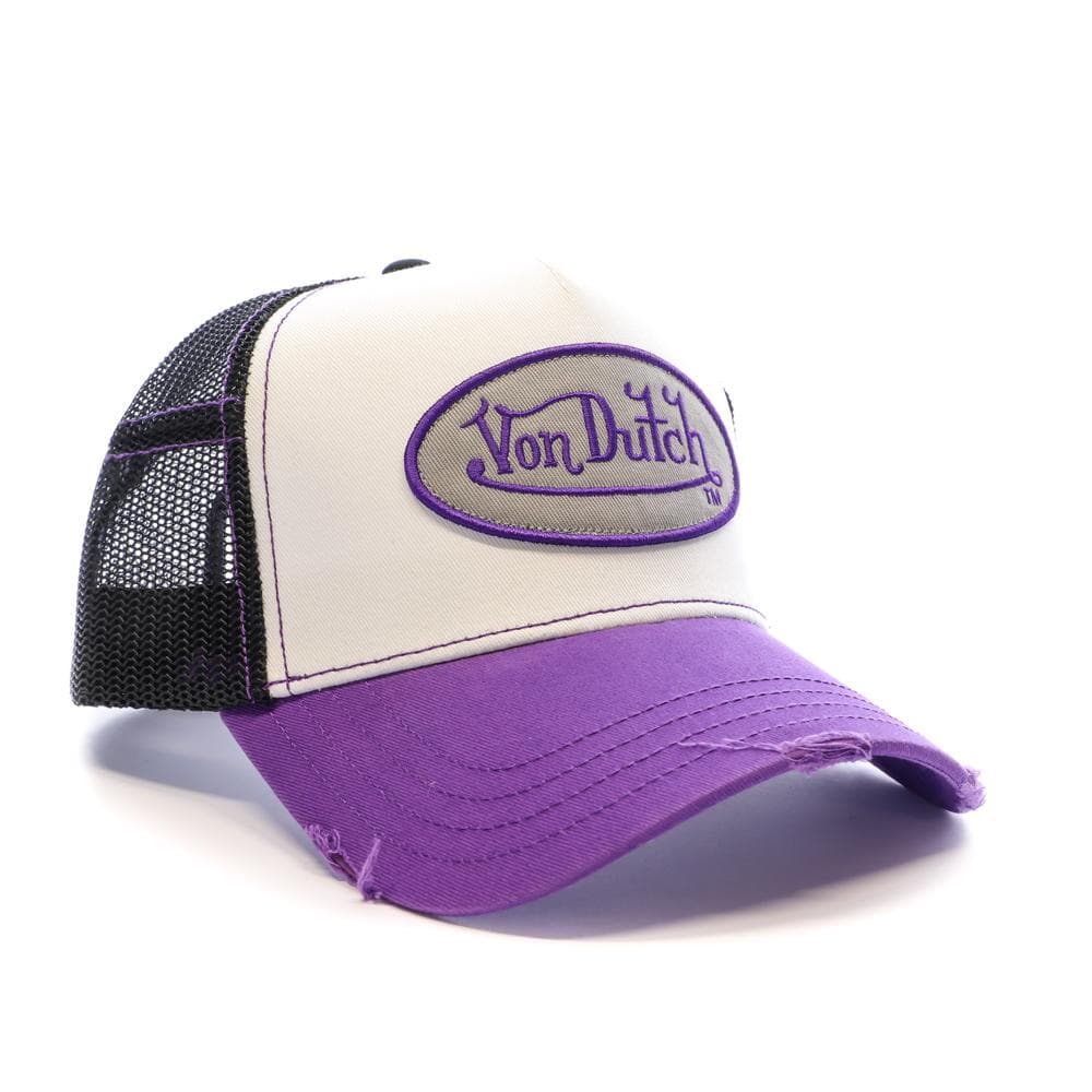 Casquette Blanche/Noire/Violet Homme Von Dutch Art 2