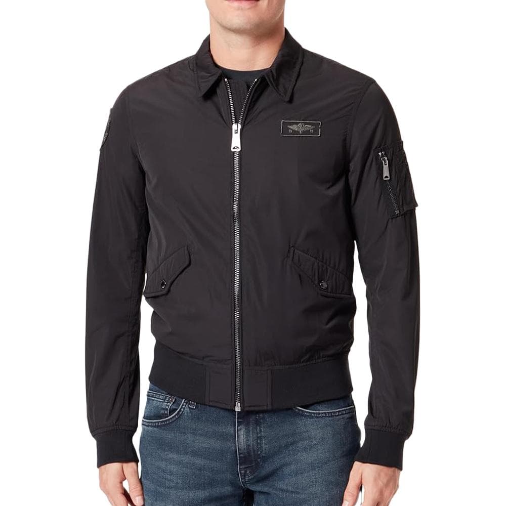 Blouson Noir Homme Schott CWU23 1