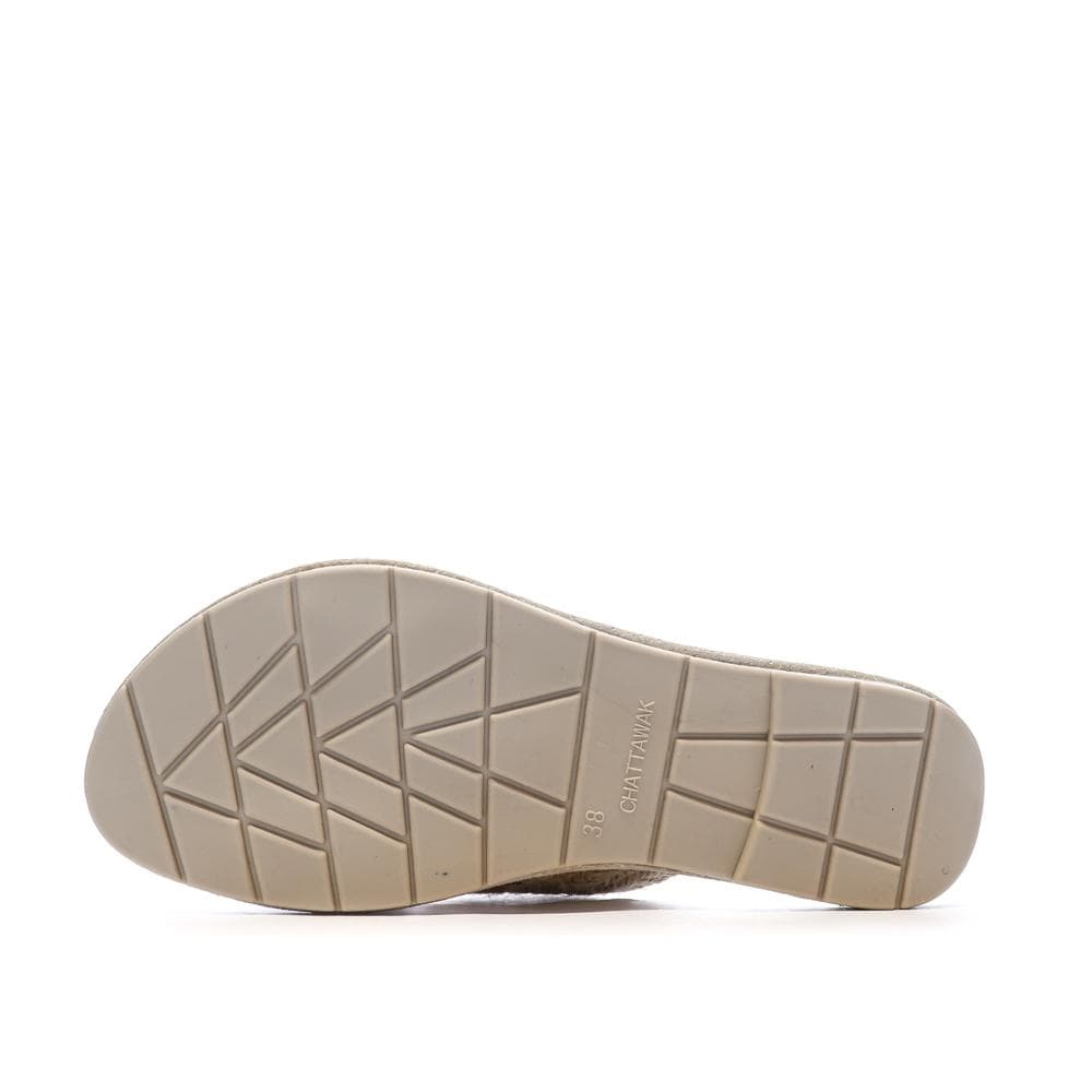 Sandales Beiges Femme Chattawak Dacota 5