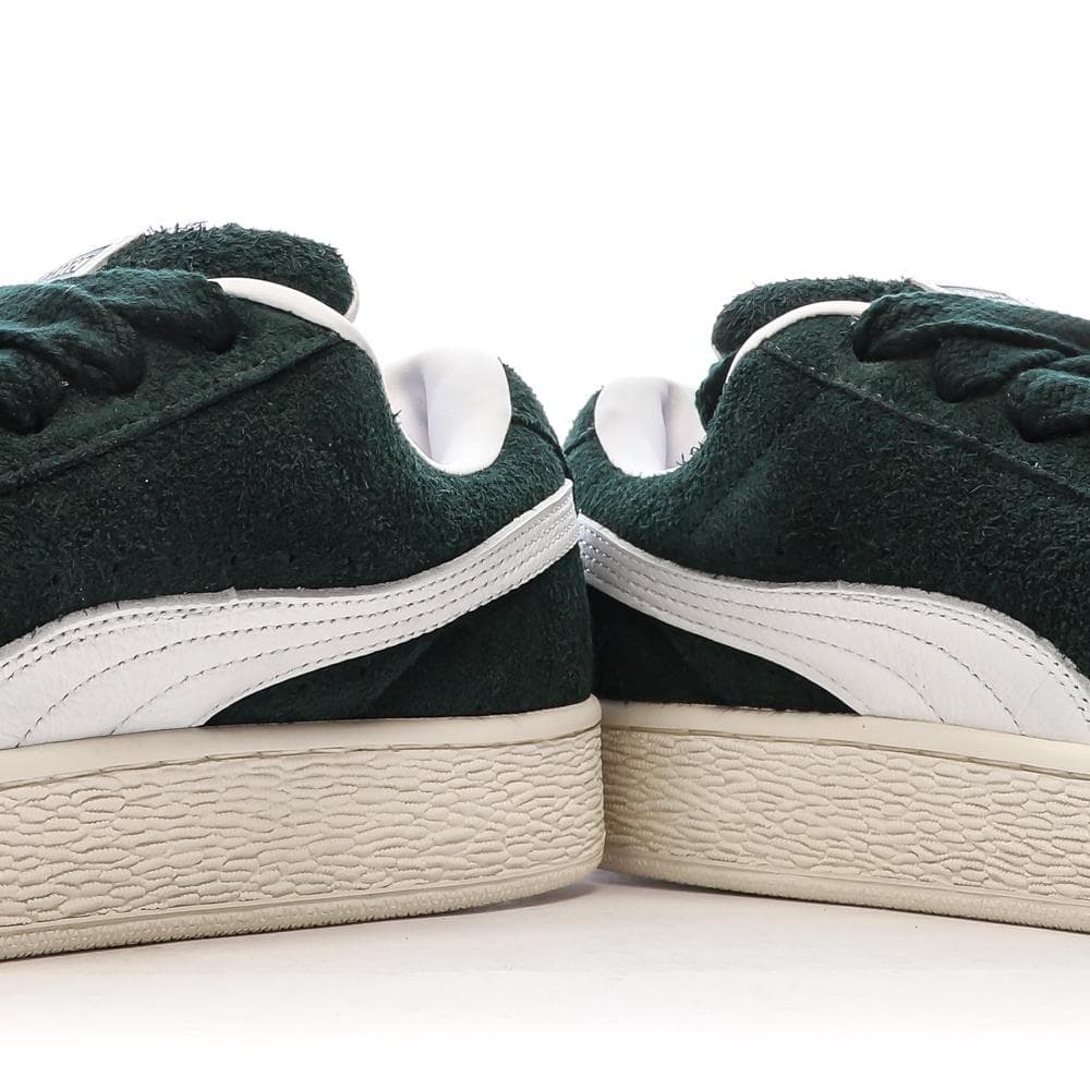 Baskets Vertes/Beiges Homme Puma Suede Xl Hairy 7