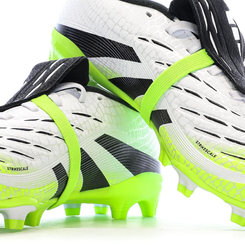Chaussures de Football Blanc/Vert Homme Adidas Predator League Ft 7