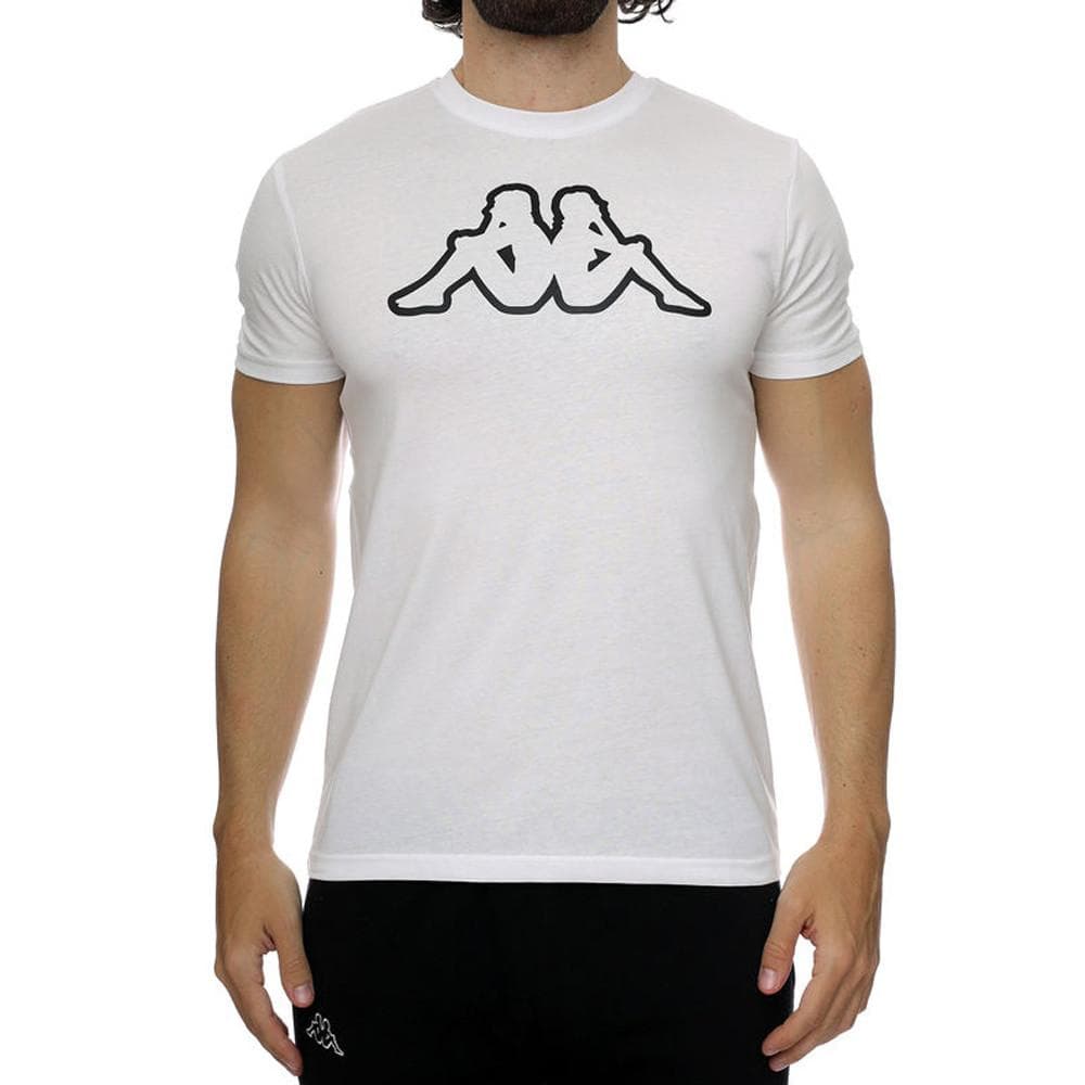 T-shirt Blanc Homme Kappa Cromen Slim 1