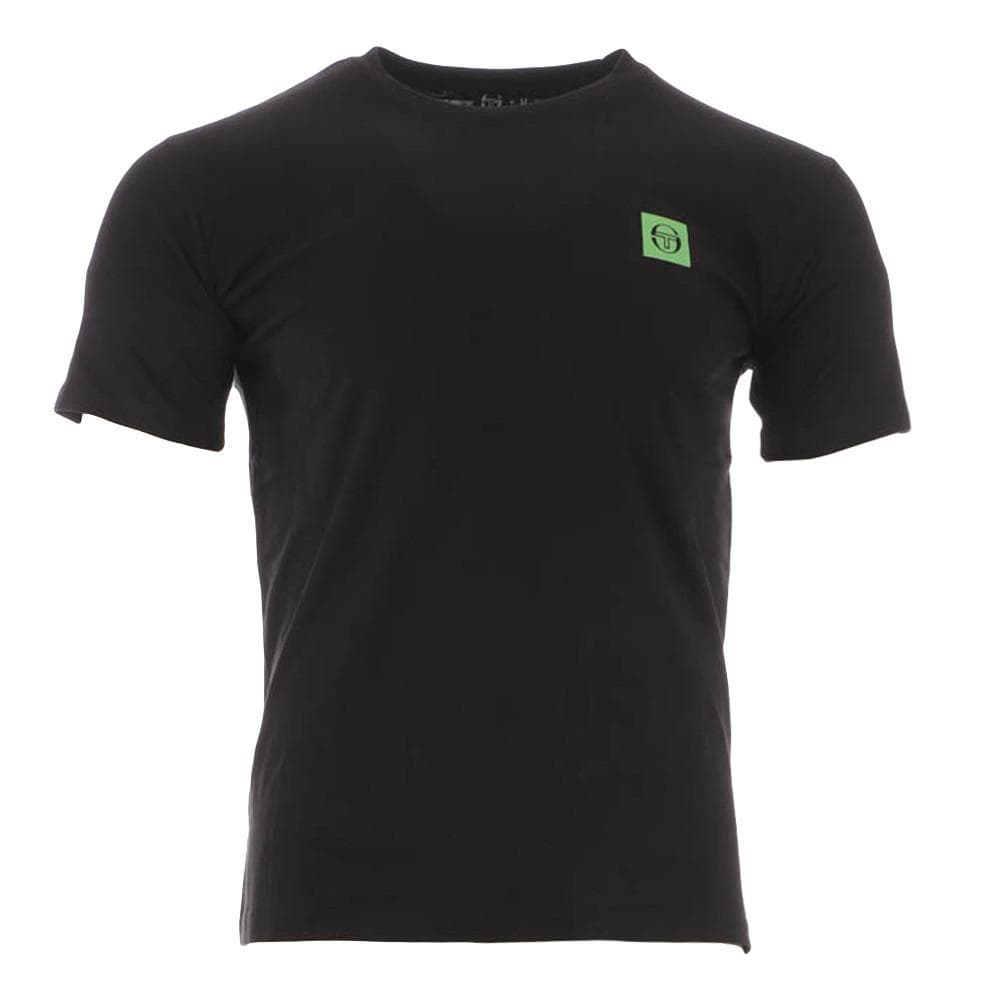 T-shirt Noir/Vert Homme Sergio Tacchini Squared 1