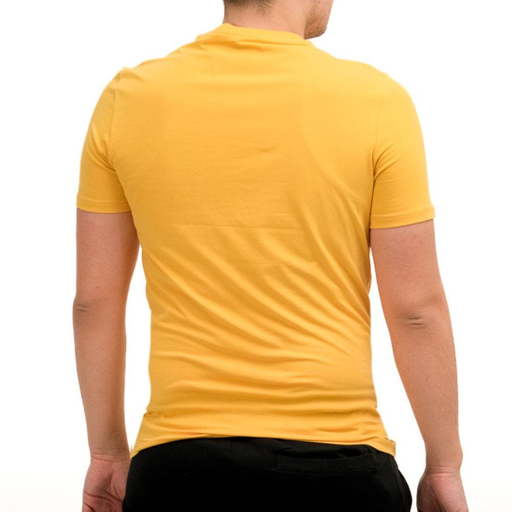 T-shirt Jaune Homme Guess Blurri 2