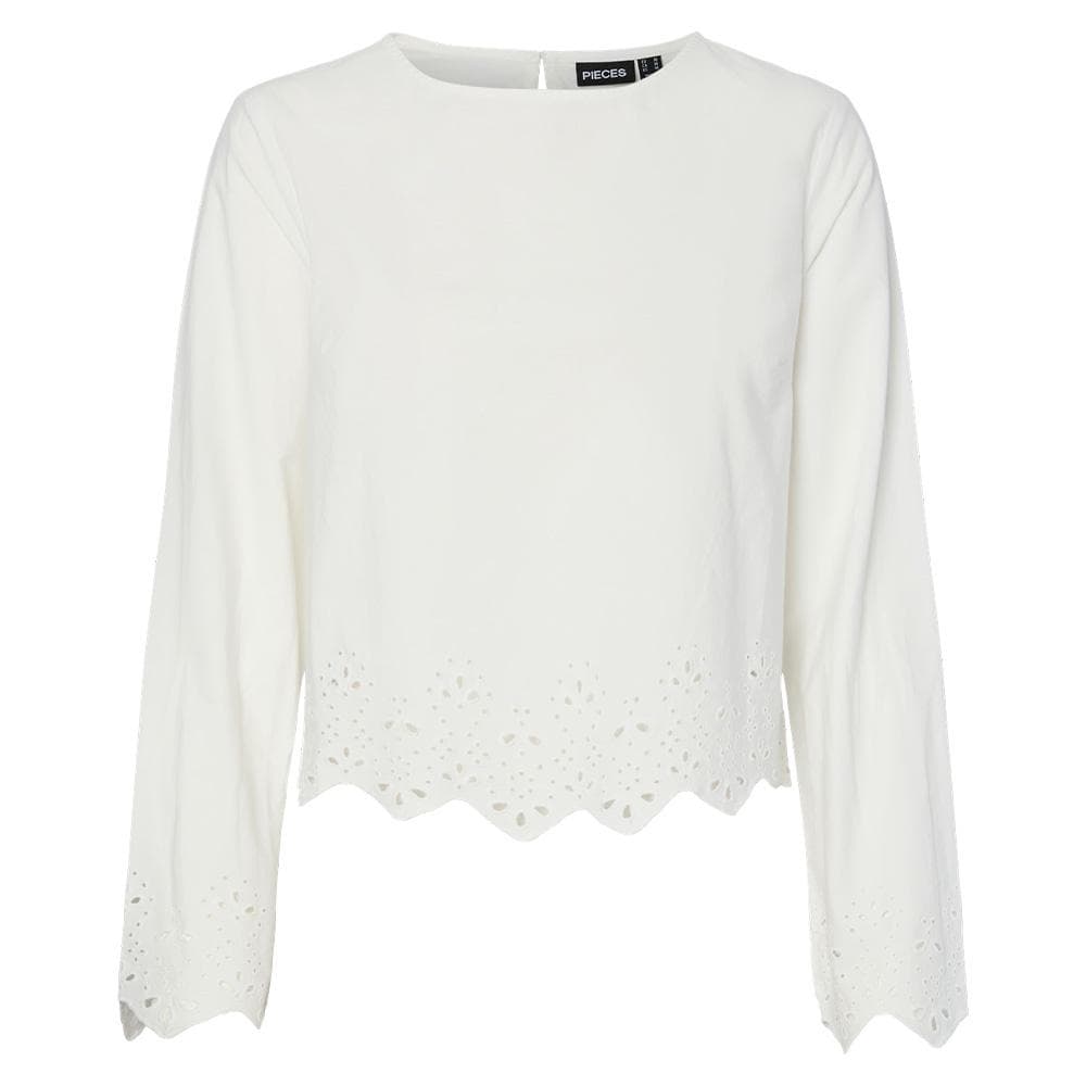 Blouse Blanche Femme Pieces Salmina 1