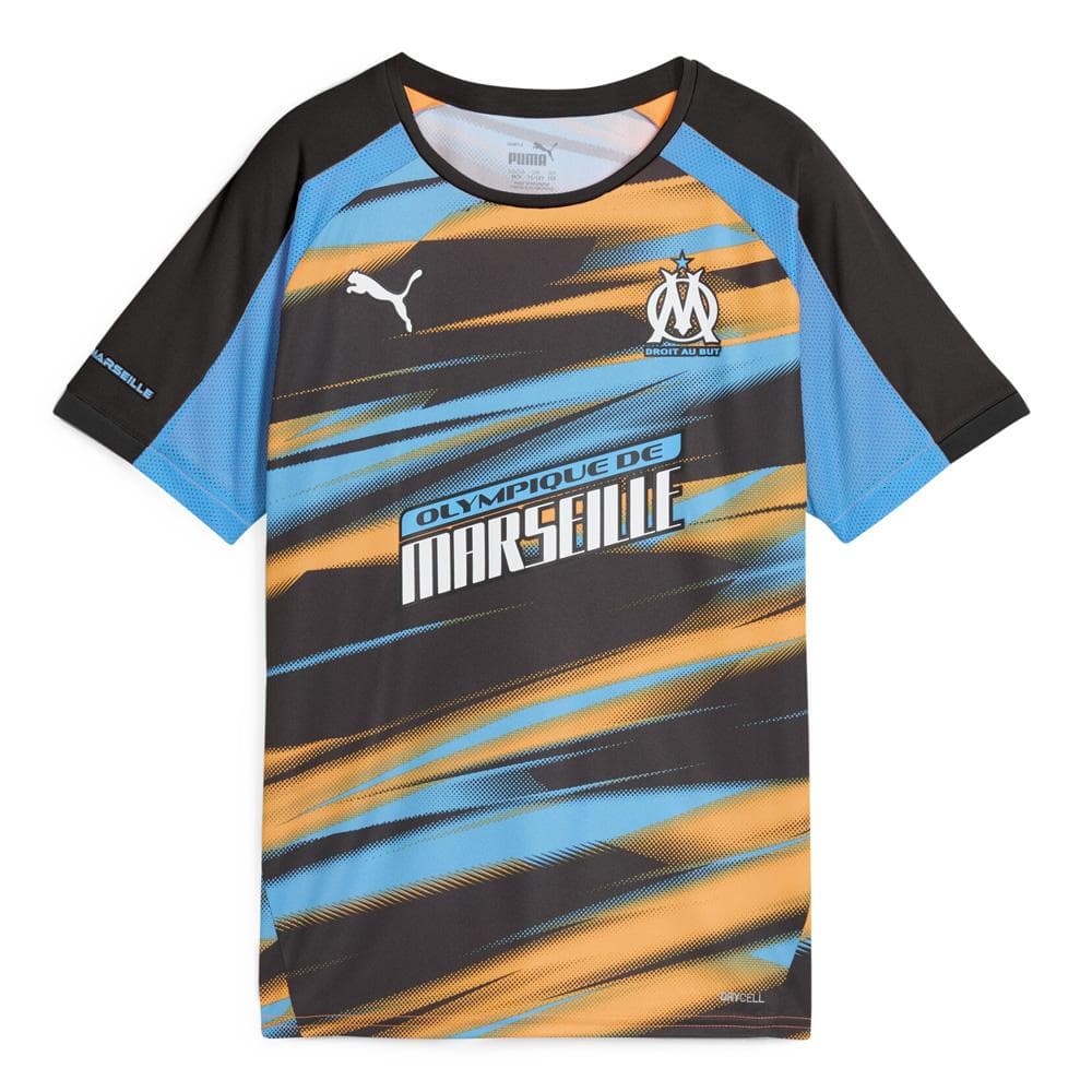 Maillot de Football Bleu/Orange Mixte Puma Om Faster 1