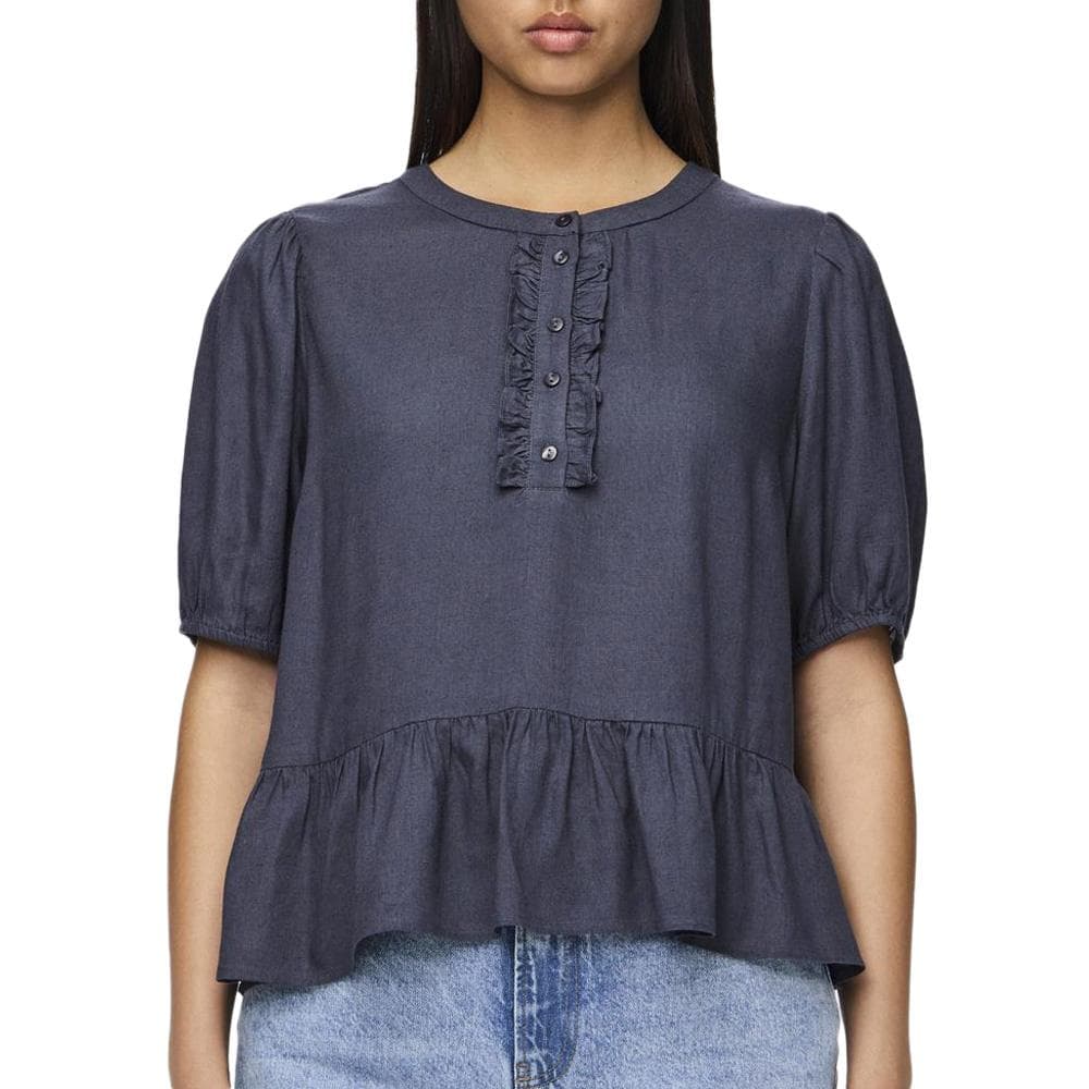 Blouse Marine Femme Pieces Pia 2/4 2