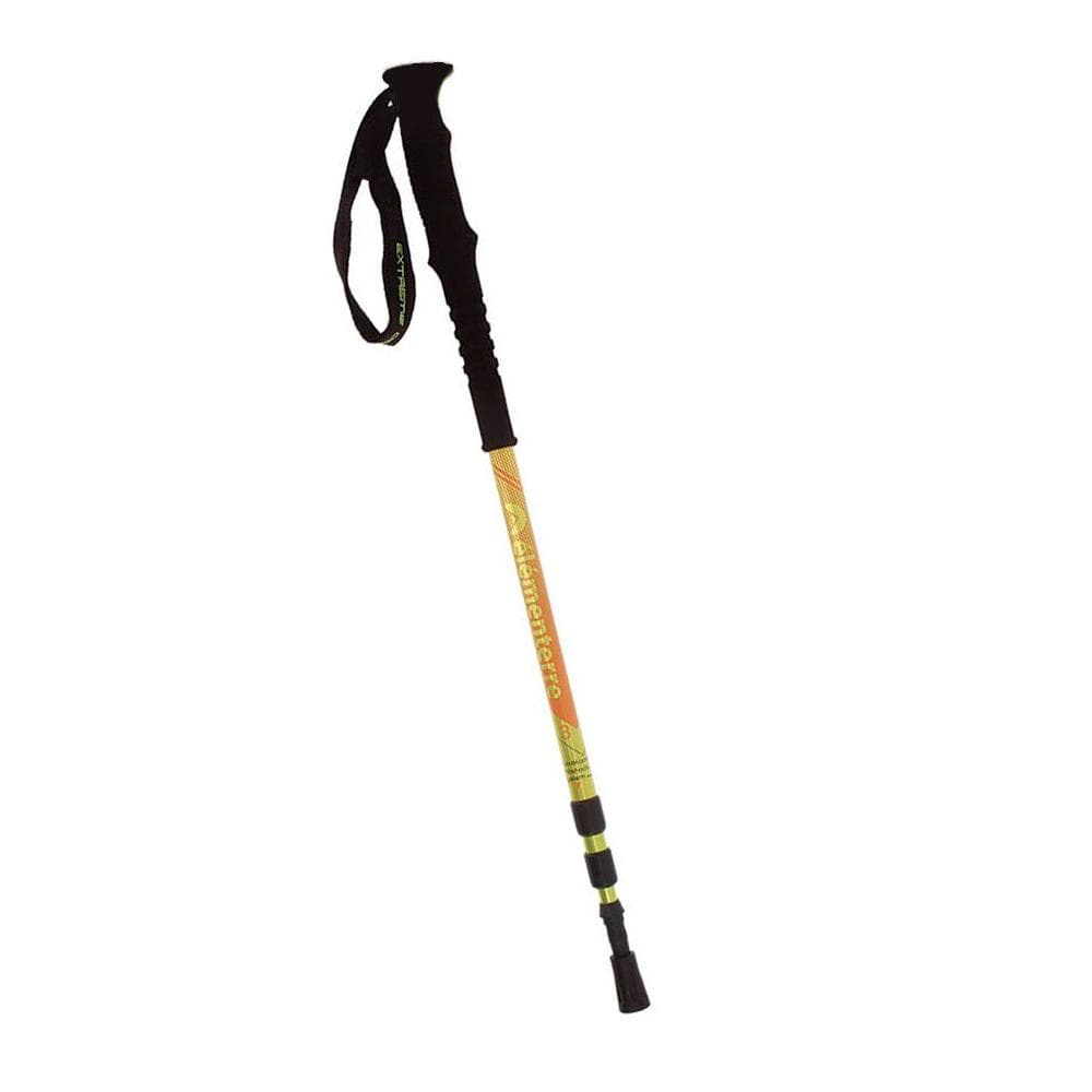 Bâton de randonnée long grip Jaune Homme Élémentaire EVA PISALO 1