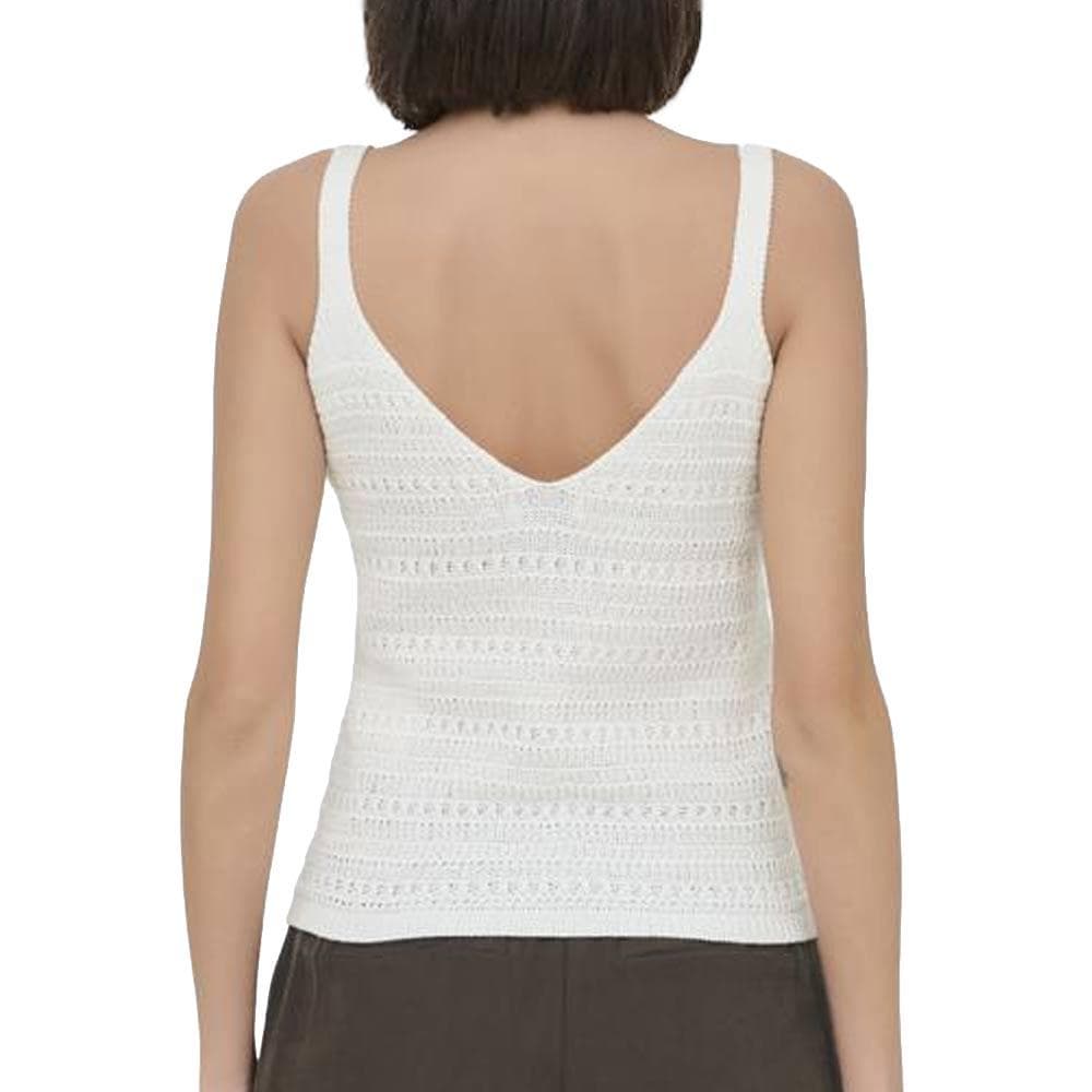 Débardeur Blanc Femme Jdy Tropica 2