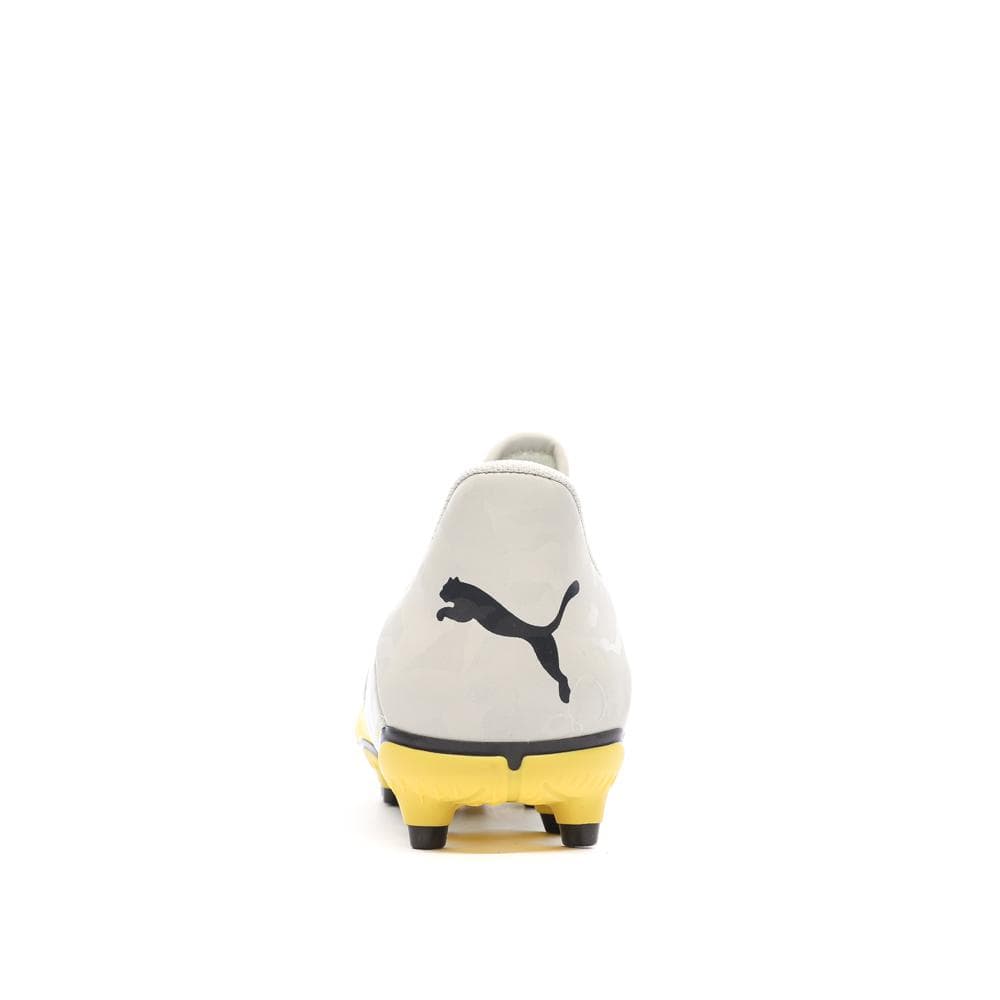 Chaussures de Foot Jaune/Gris Garçon Puma Future Play FG/AG 3