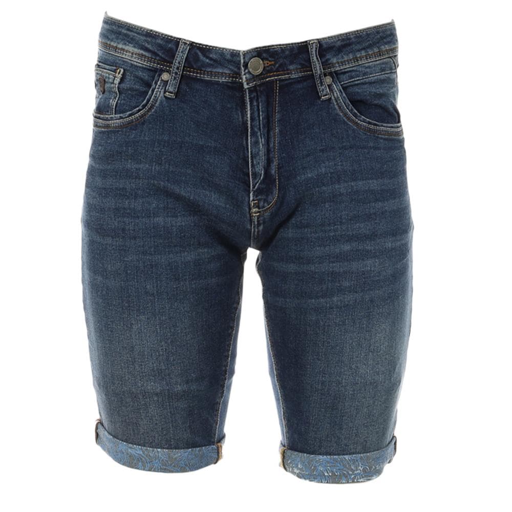 Short Bleu Homme Bermuda RMS26 Stone 1