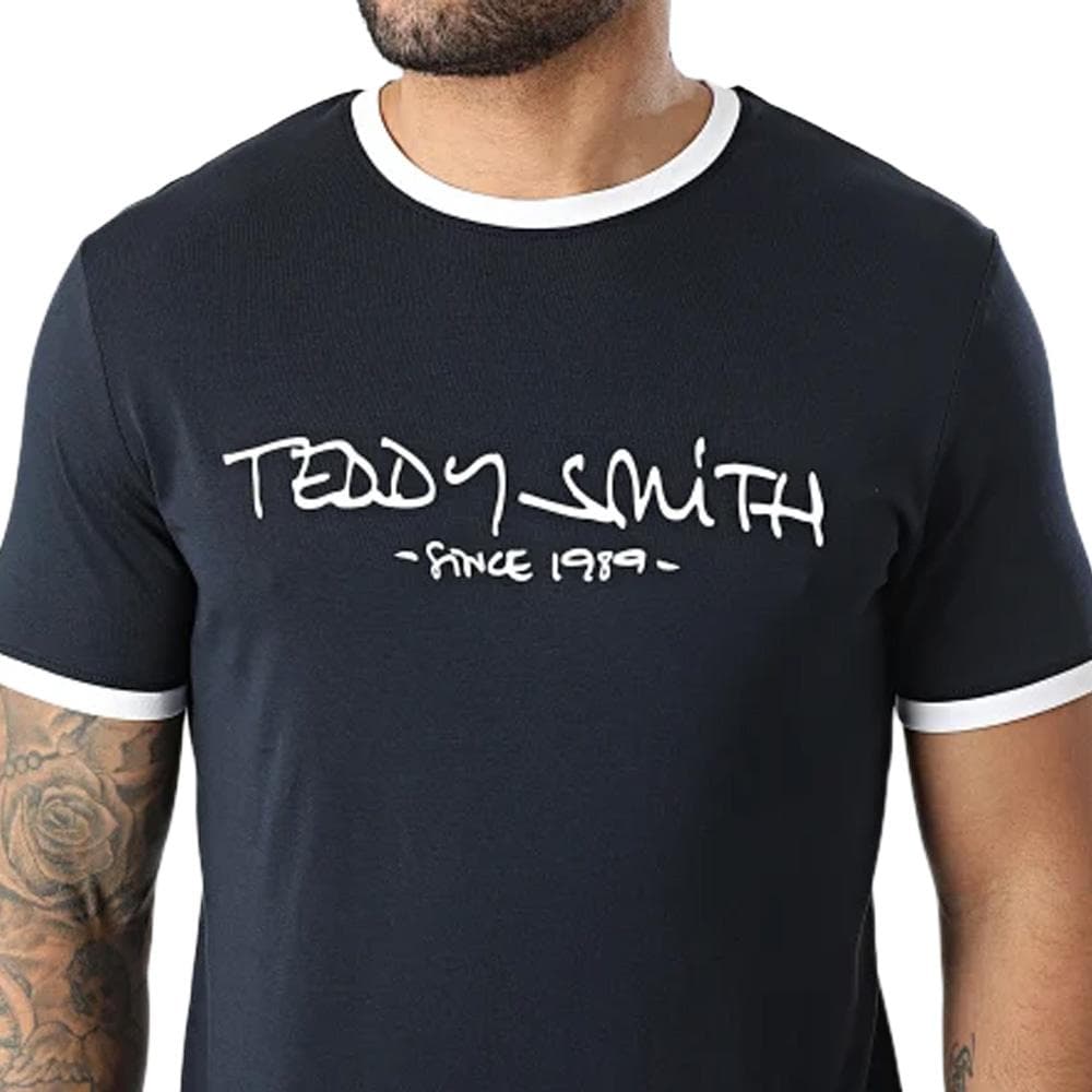 T-Shirt Marine Homme Teddy Smith Ticlas 2