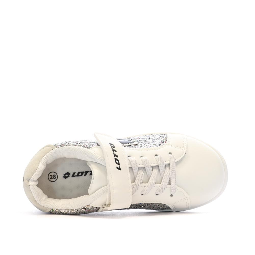 Baskets Blanches Fille Lotto Plaisance 4