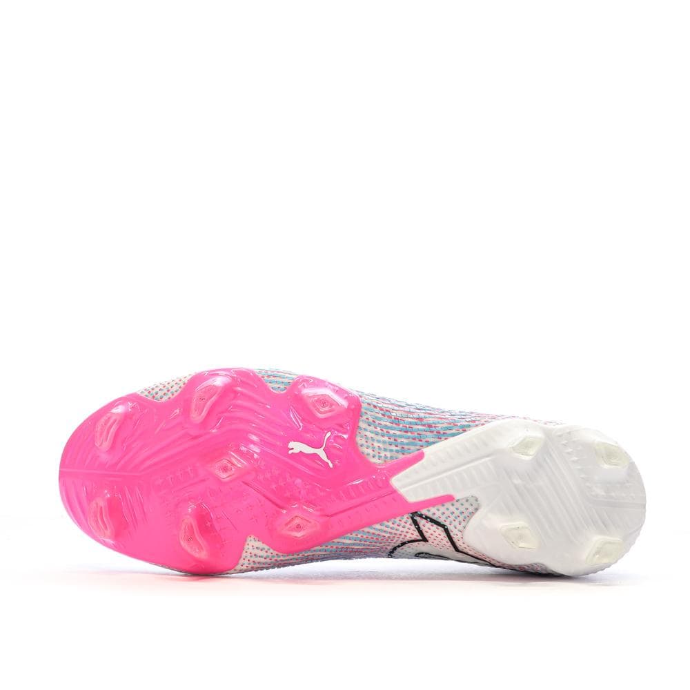 Chaussures de foot Blanches/Roses Homme Puma Future 7 Ultimate 5