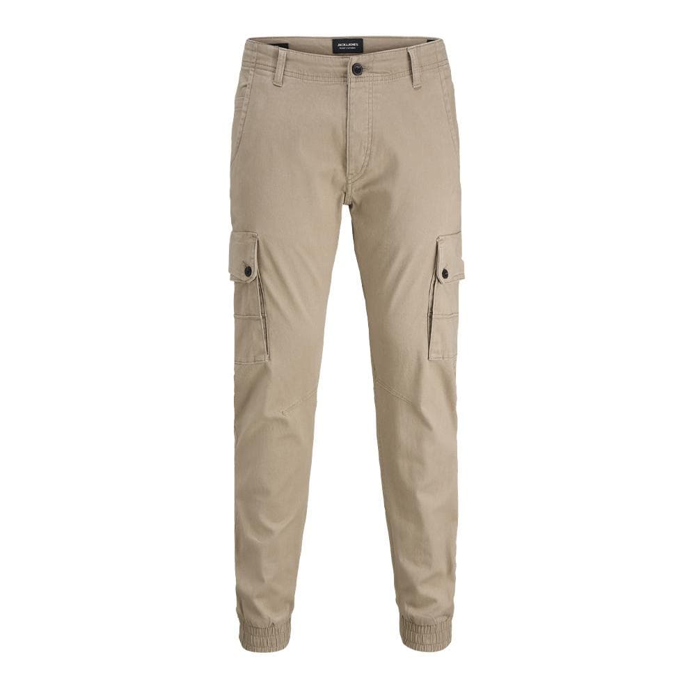 Pantalon Cargo Beige Homme Jack & Jones Warner 12167596 1