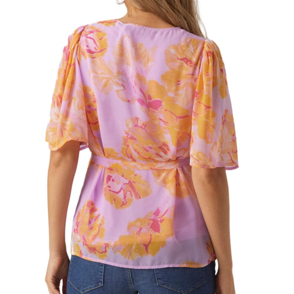 Blouse de Grossesse Violette/Orange Femme Vero Moda Maternity Dino 2