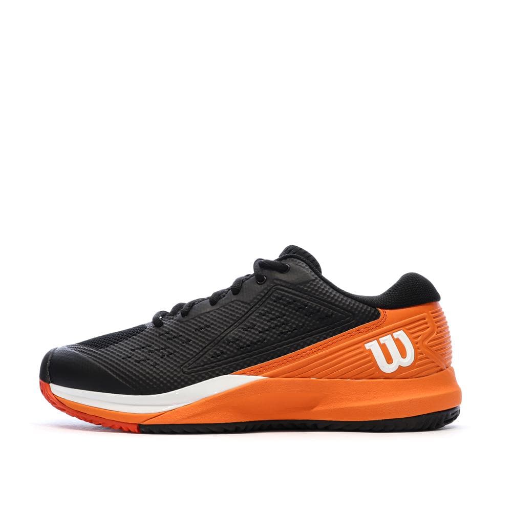 Baskets Noires/Oranges Homme Wilson Rush Pro 1