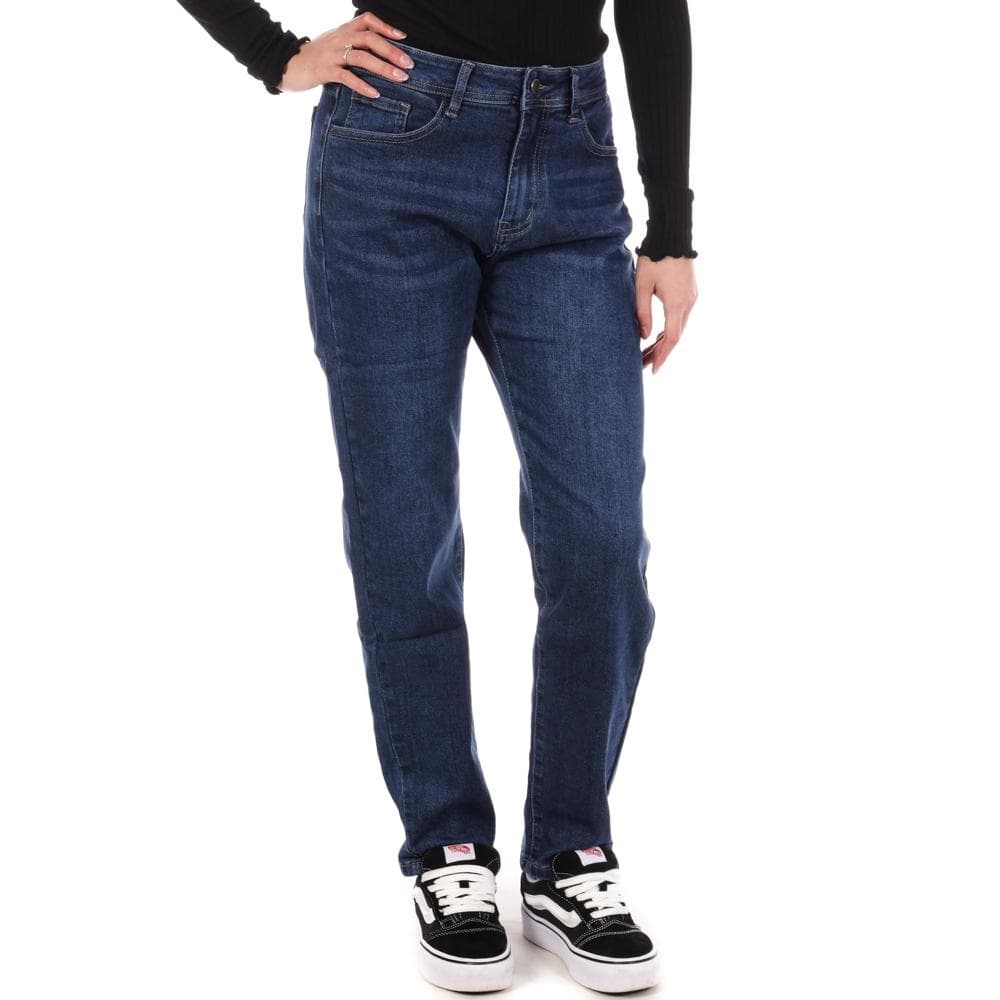 Jean Droit Bleu Femme Monday Premium 1833 1