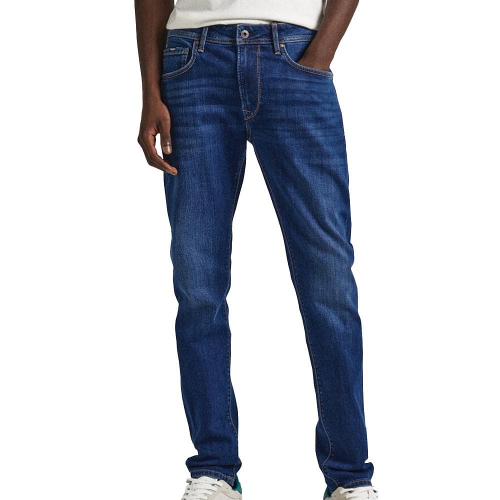 Jean Tapered Bleu Homme Pepe Jeans PM207390CT42 1