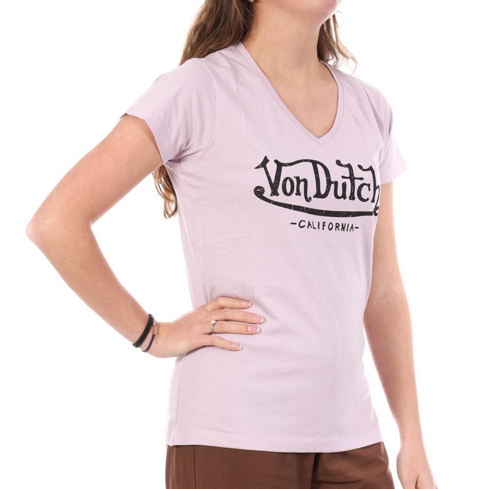 T-Shirt Mauve Femme Von Dutch LLI 1