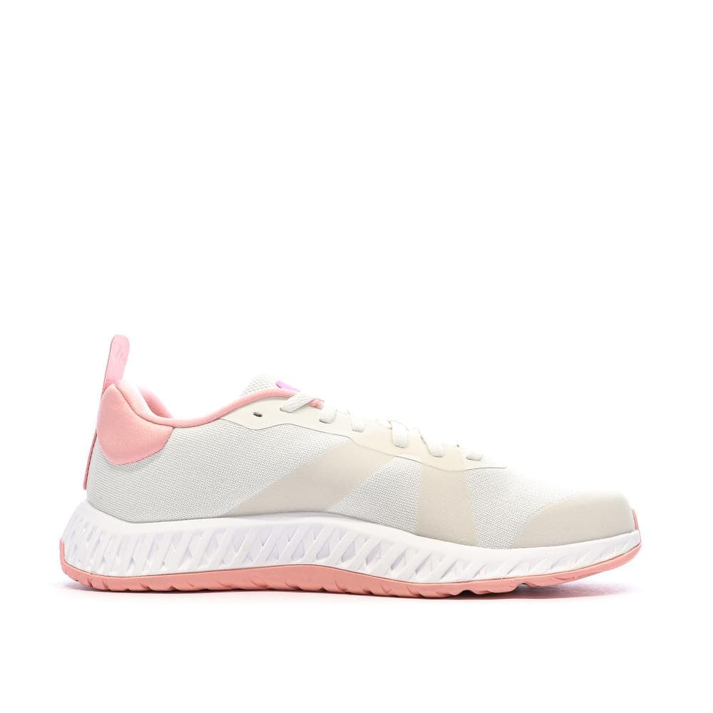 Baskets Blanches/Roses Femme Adidas Everyset Trainer 2