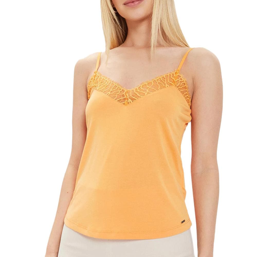 Débardeur Orange Femme Morgan Betty 1